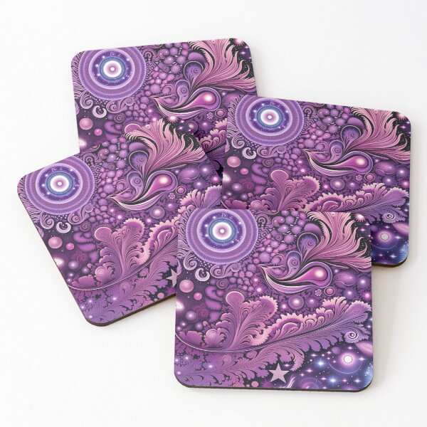 Item preview, Other Worldly Designs- nebulas, stars, galaxies, planets with feathers  designed and sold by BirdsnStuff.