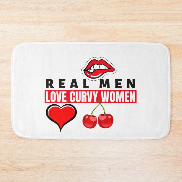 Item preview, Real Men Love Curvy Women designed and sold by BestCoolStuff.