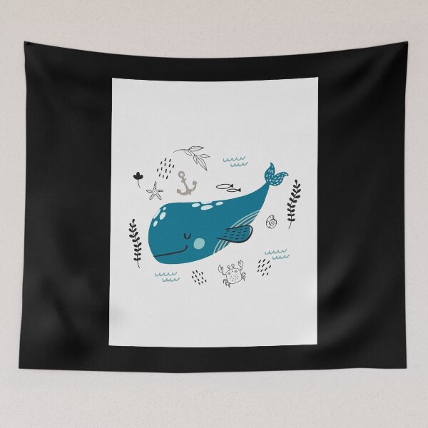 Item preview, Hand Drawn Whale  designed and sold by GIOAGIFORD.