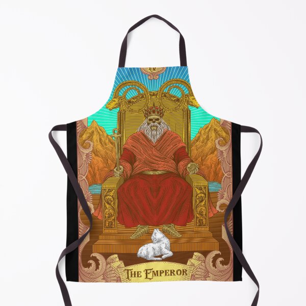 Item preview, The Emperor Tarot Illustration designed and sold by WOLForDEER.