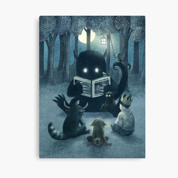 Reading Circle Canvas Print