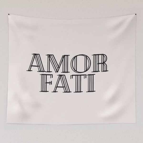 Item preview, Phrases Stoics "Amor Fati" Typography lX Style Quote Stoic Amor Fati designed and sold by StoicWarrior.