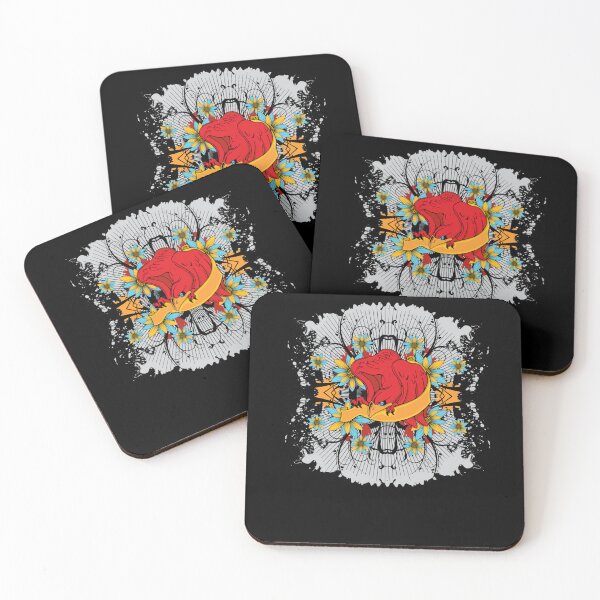 Item preview, Blue Flowers and Red Eagle  designed and sold by GIOAGIFORD.