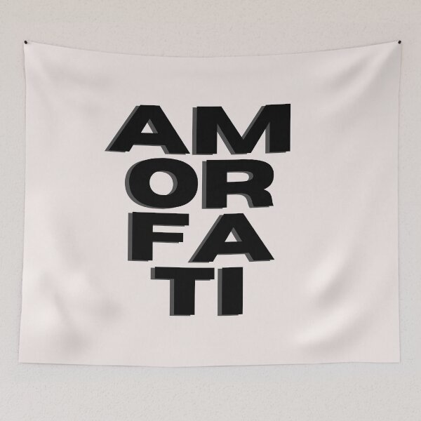Item preview, Phrases Stoics "Amor Fati" Typography X Style Quote Stoic Amor Fati designed and sold by StoicWarrior.