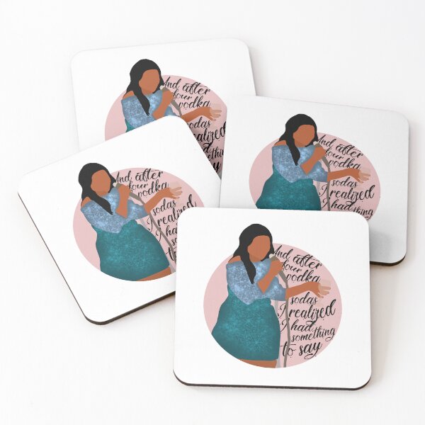 Vista previa del artículo con la obra «Mindy Lahiri tenía algo que decir», diseñado y vendido por ElenePuga.