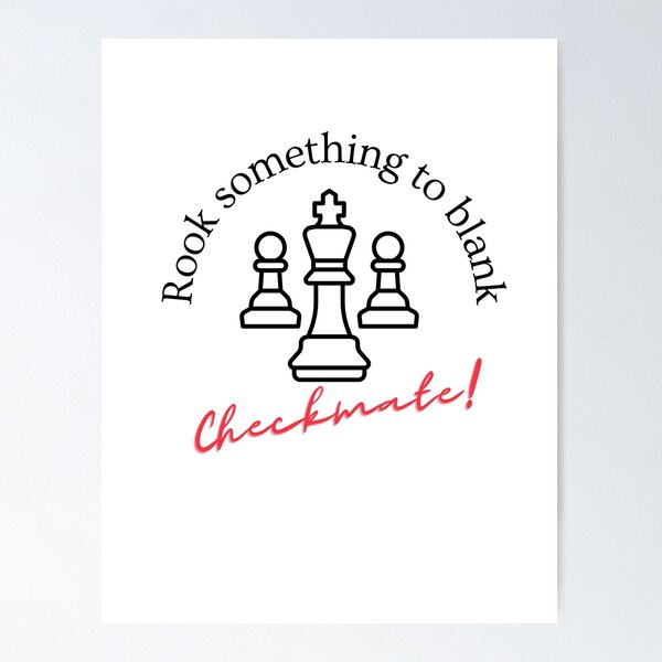 Item preview, Checkmate designed and sold by Actionage.