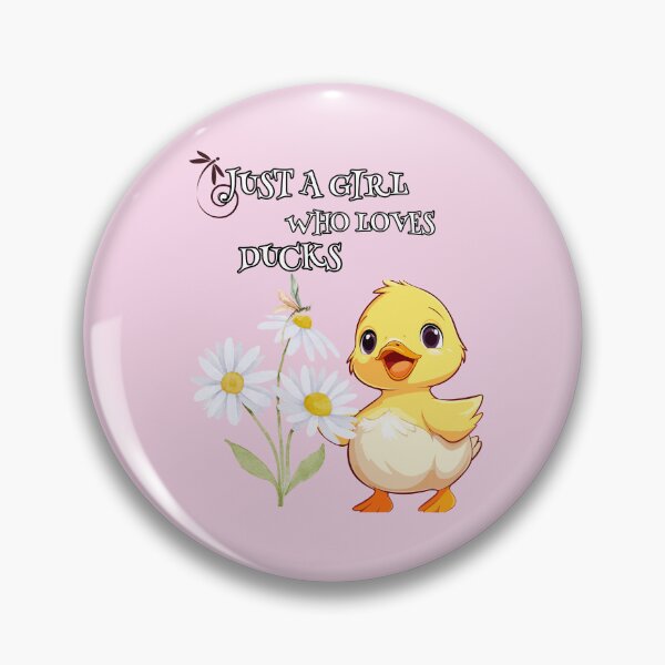 Item preview, Just a girl who loves Ducks Daisies Dragonfly, Girl Pink lover designed and sold by Oz64.