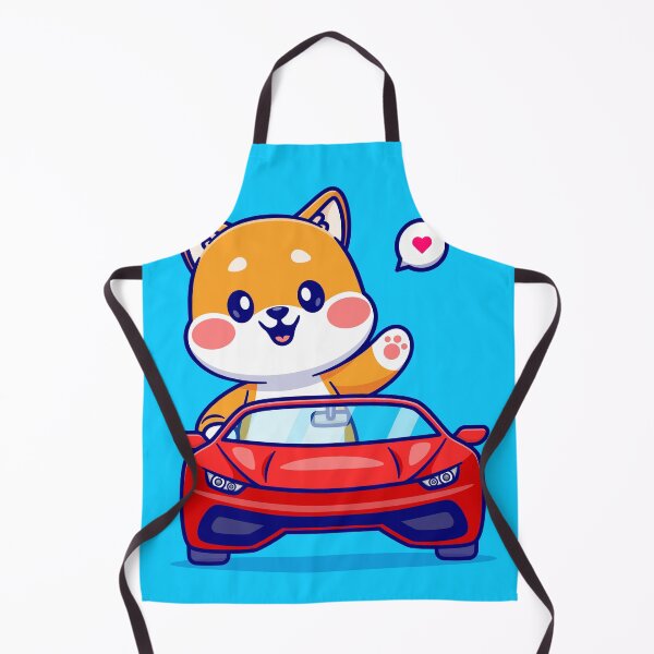 Item preview, Cute Shiba Inu Dog Driving Car Cartoon designed and sold by hjian8219.