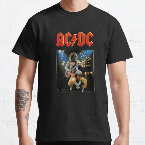 ACDC (2018) Official Women's Band Logo Lucky Brand Crop Top T-Shirt Size  Small
