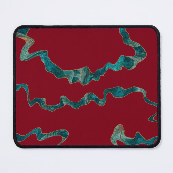 Item preview, Malachite Veins on Red designed and sold by RefinedChic.