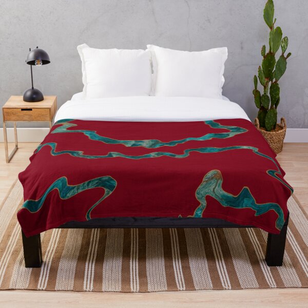 Item preview, Malachite Veins on Red designed and sold by RefinedChic.
