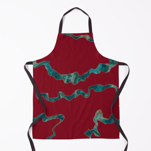 Item preview, Malachite Veins on Red designed and sold by RefinedChic.
