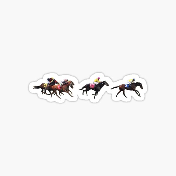 Aperçu de l'œuvre Chevaux de course créée et vendue par Popenika Designs.