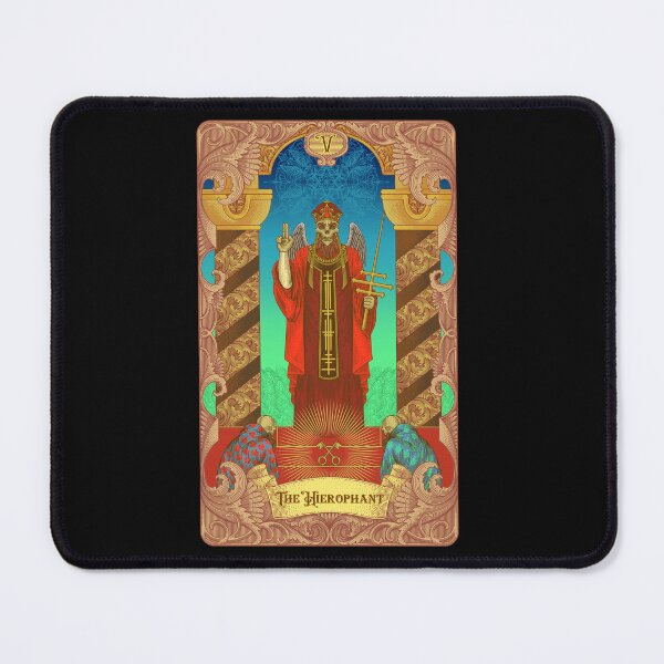 Item preview, The Hierophant Tarot Illustration designed and sold by WOLForDEER.