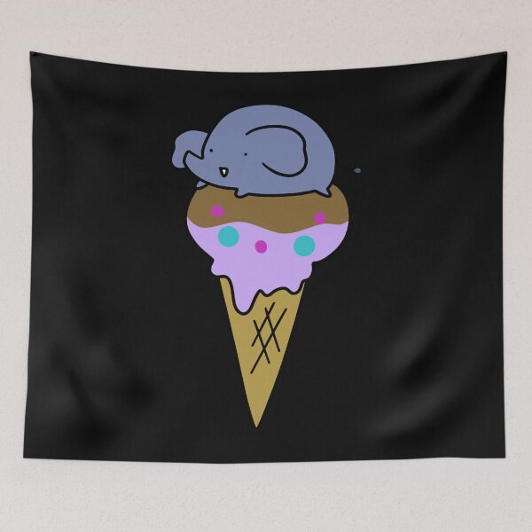 Item preview, Elephant Icecream Cone   designed and sold by OrvalWymanPhD.