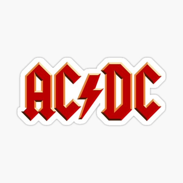 AC / Dc - Vitre de Voiture Autocollant - Rock Signe Angus Jeune Arrière en  Noir