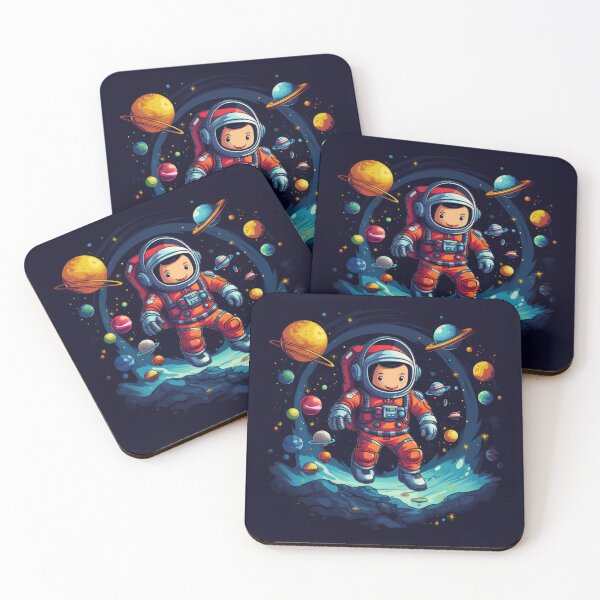 Item preview, Astronaut in Space Adventures in cartoon style 3 designed and sold by eyestetix.
