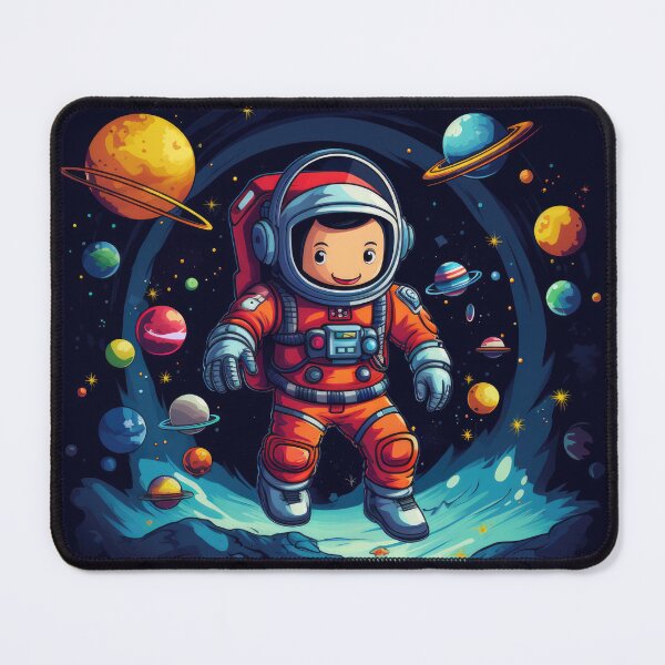 Item preview, Astronaut in Space Adventures in cartoon style 3 designed and sold by eyestetix.