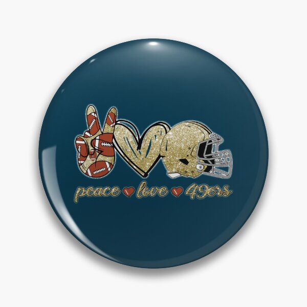 Item preview, Peace Love 49ers - Football Team Active  designed and sold by Kamuisaisa.
