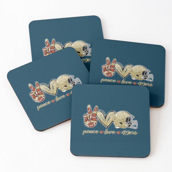 Item preview, Peace Love 49ers - Football Team Active  designed and sold by Kamuisaisa.