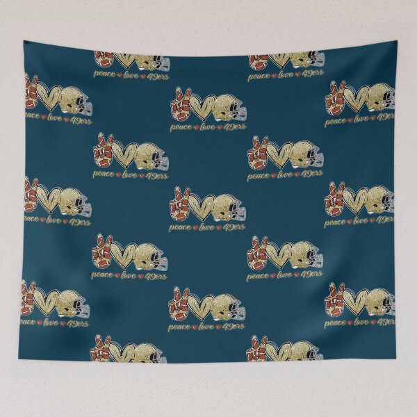 Item preview, Peace Love 49ers - Football Team Active  designed and sold by Kamuisaisa.