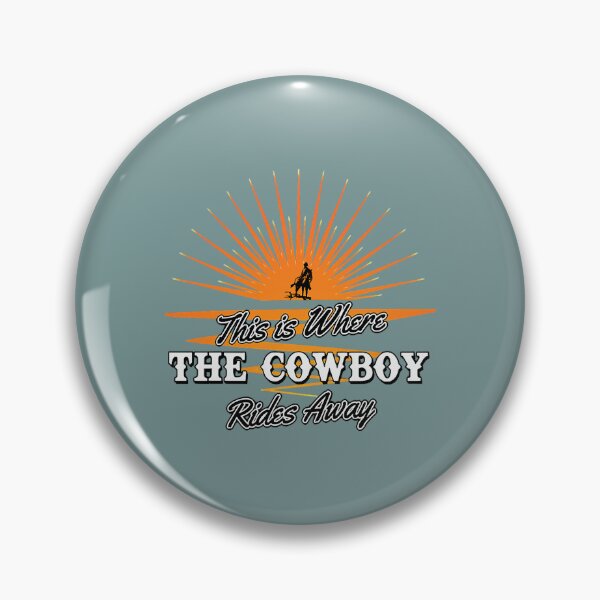Item preview, Classic Retro Cowboy Rides Away Simple Steps Best Women Men  designed and sold by HaydnCridland.