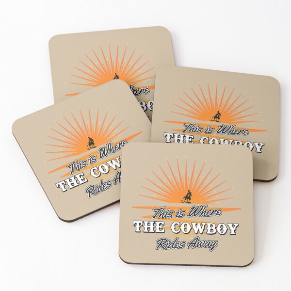 Item preview, Classic Retro Cowboy Rides Away Simple Steps Best Women Men  designed and sold by HaydnCridland.