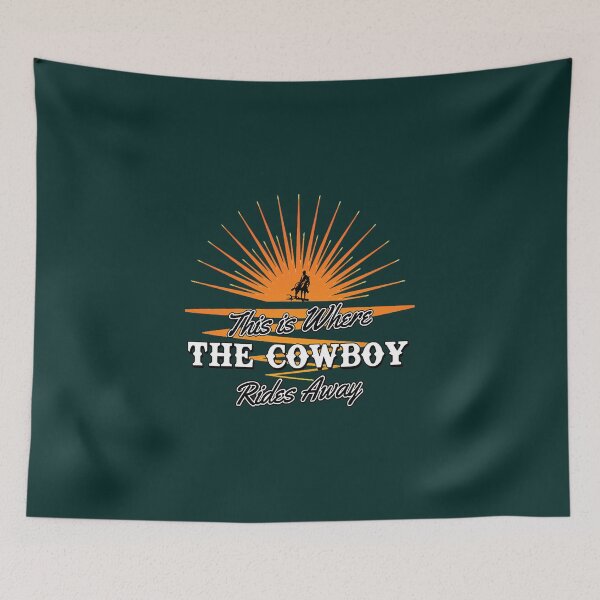 Item preview, Classic Retro Cowboy Rides Away Simple Steps Best Women Men  designed and sold by HaydnCridland.