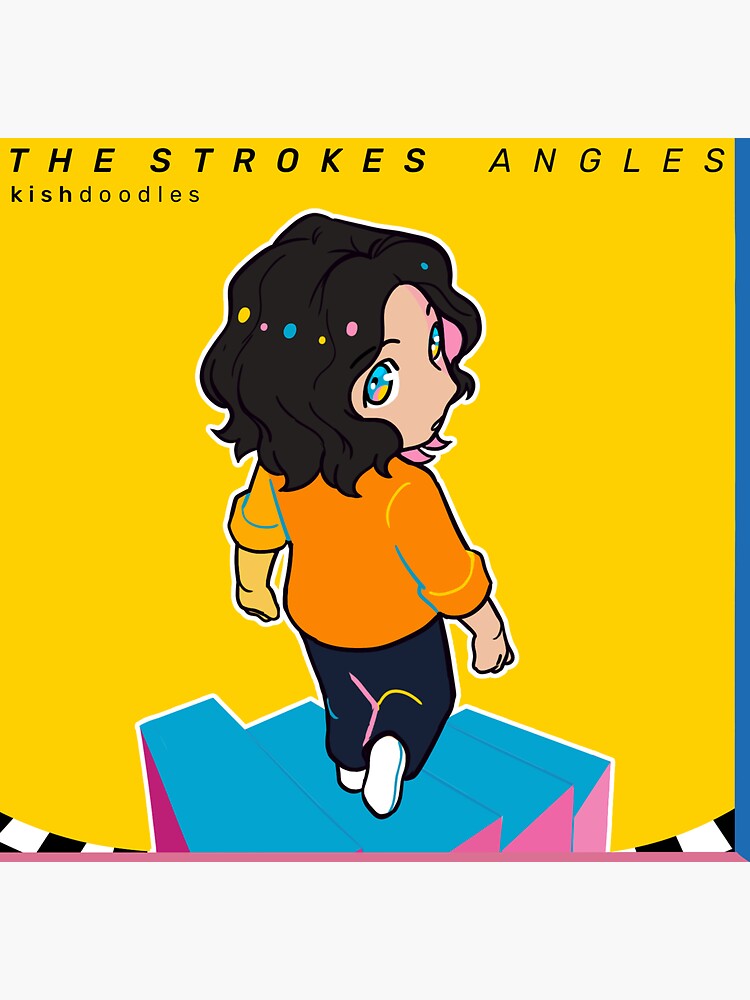 &ldquo;Angles Nick Valensi&rdquo; Sticker for Sale by kishdoodles | Redbubble