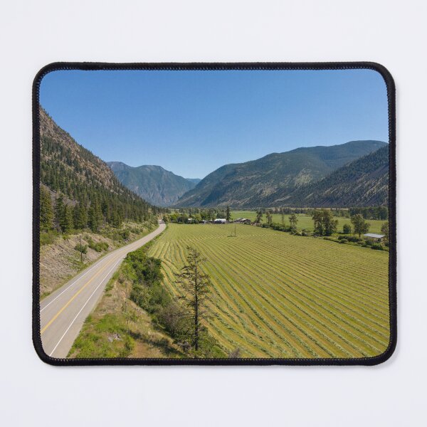 Item preview, Aerial Similkameen Valley Agriculture Harvest Alfalfa British Columbia designed and sold by Kevin Miller Photography.
