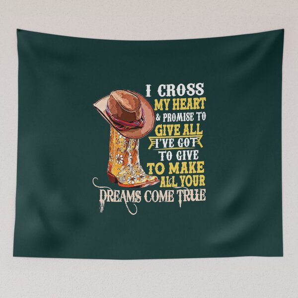 Item preview, I Cross My Heart And Promise To Cowboy designed and sold by HaydnCridland.