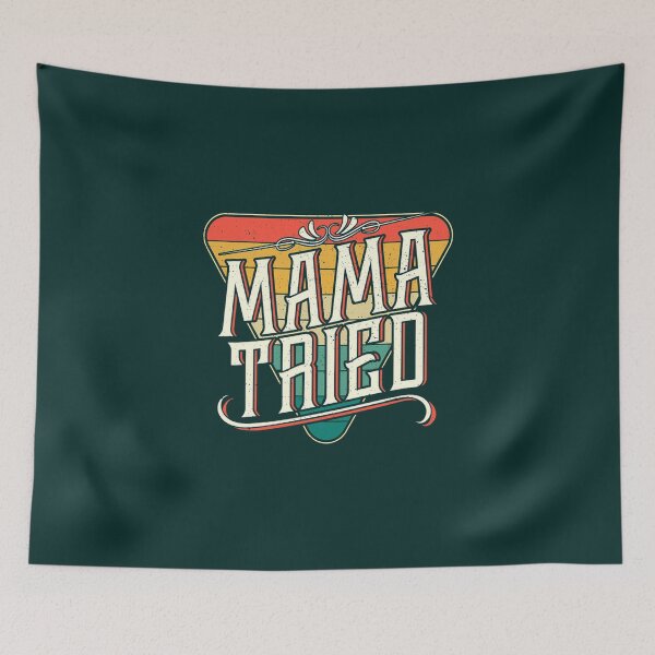 Item preview, Mama Tried Vintage Country Music Outlaw  designed and sold by HaydnCridland.