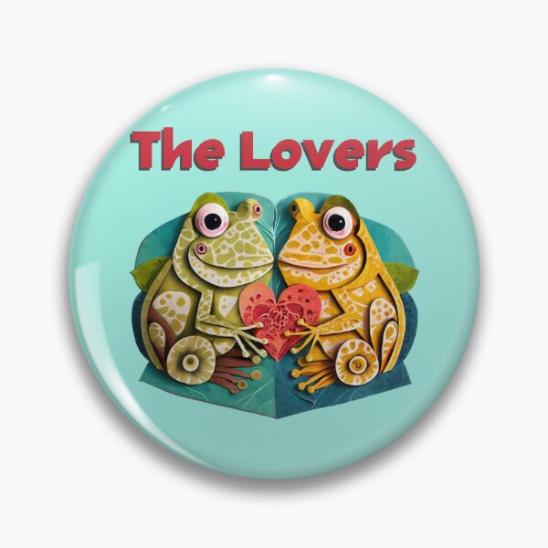 Item preview, The Lovers Frog and Toad and Heart LGBTQ+ designed and sold by ToadsWorkshop.