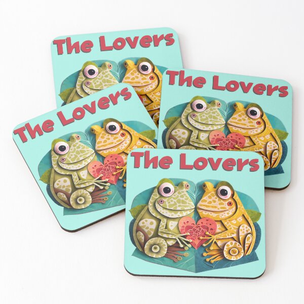 Item preview, The Lovers Frog and Toad and Heart LGBTQ+ designed and sold by ToadsWorkshop.