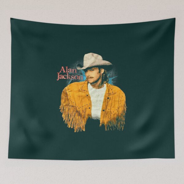 Item preview, Vintage rare 1993 Alan Jackson Black Men S-234XL  designed and sold by HaydnCridland.
