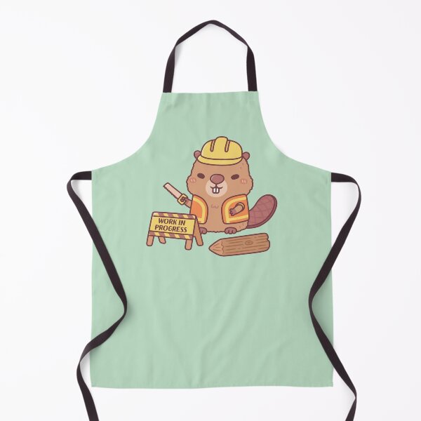 Item preview, Cute Beaver Construction Cartoon Work In Progress Funny designed and sold by rustydoodle.