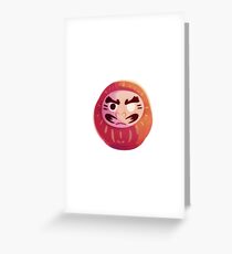 Daruma Greeting Card