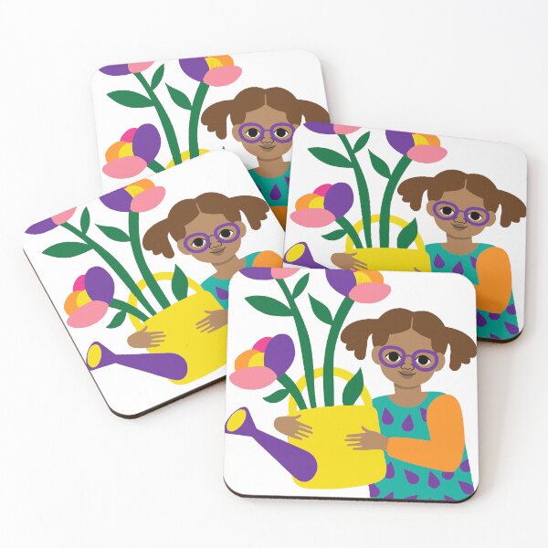 Item preview, Watering Can Flowers designed and sold by quilindrinoal.