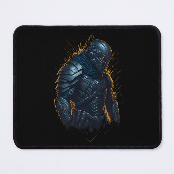 Item preview, Cyberpunk Sci Fi Warrior Soldier designed and sold by MoxieVibe.