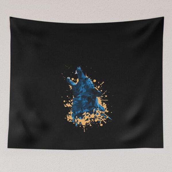 Item preview, Blue Geometric Barking Shepherd   designed and sold by DANTRKINS.