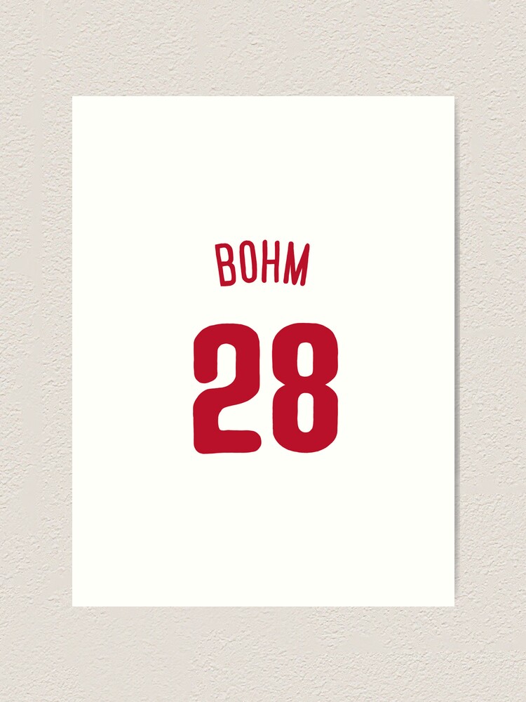 Alec Bohm Baseball Paper Poster Phillies - Alec Bohm - Magnet