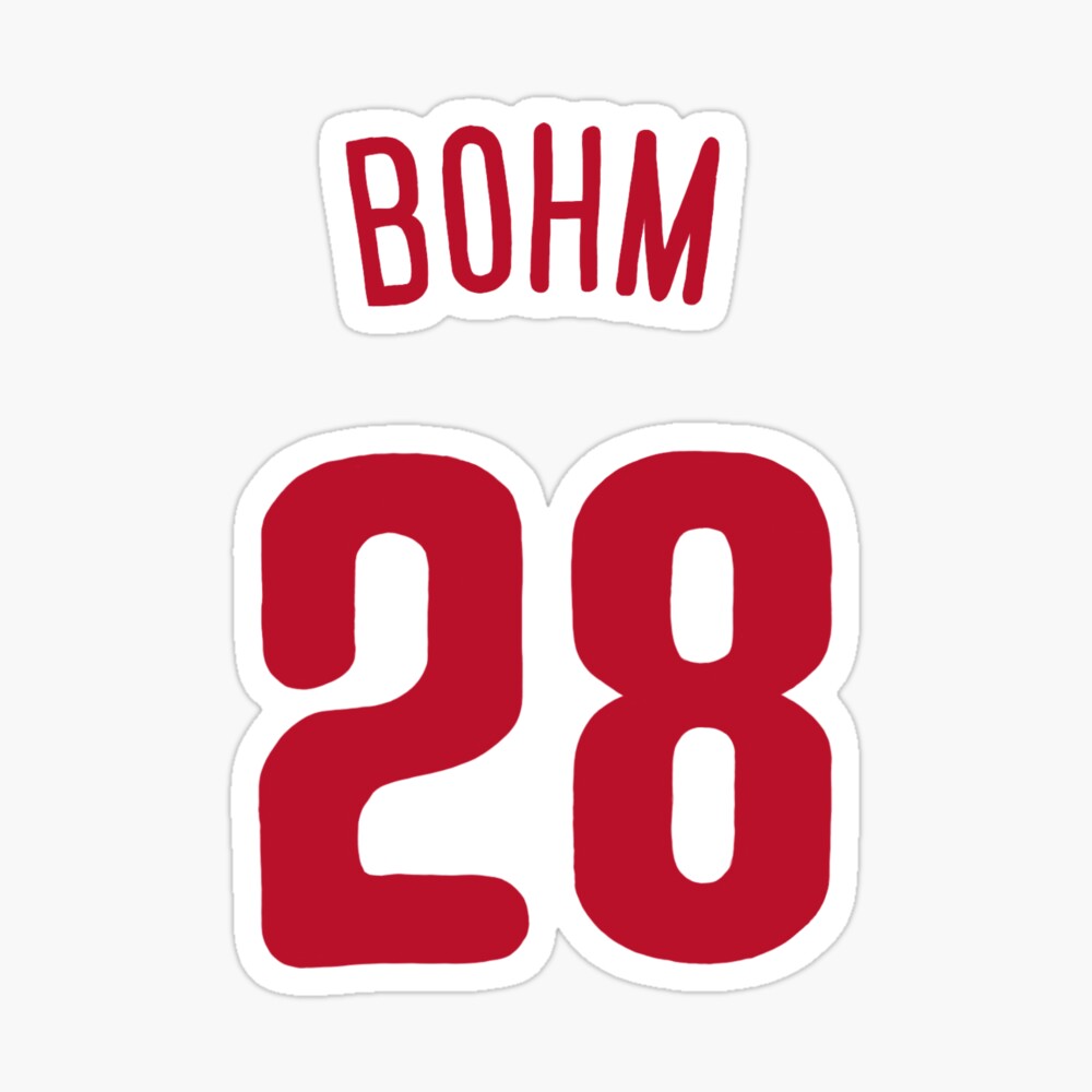 Alec Bohm Jersey Magnet for Sale by meganhoban