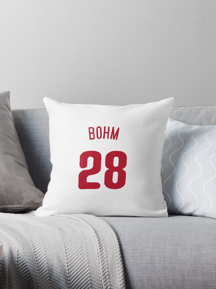 Alec Bohm Jersey Number Sticker for Sale by meganhoban