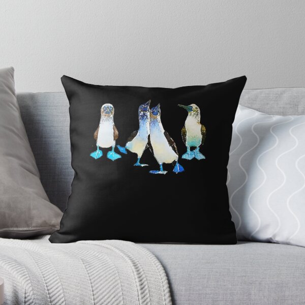 bouncing boobies Throw Pillow by Visual Bucket