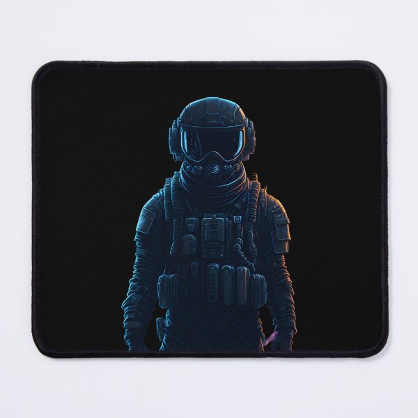 Item preview, Cyberpunk Sci Fi Warrior Soldier designed and sold by MoxieVibe.