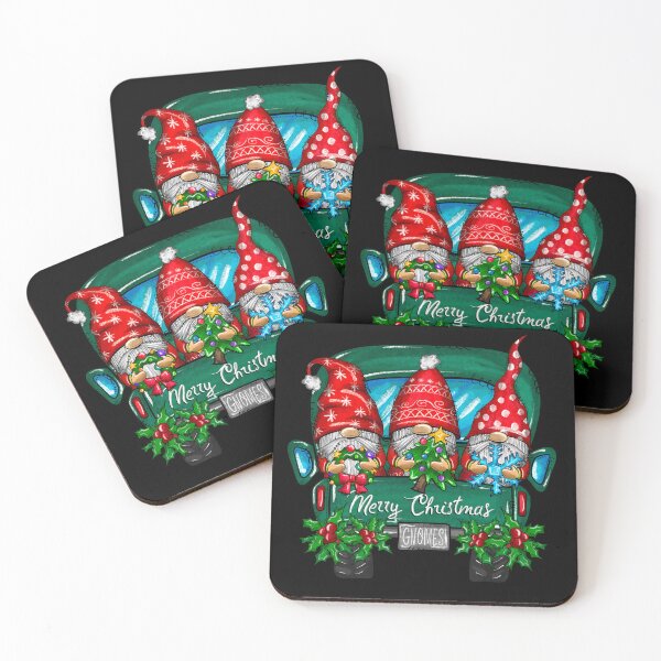 Item preview, Gnomes Riding in the Back of a Pickup Truck on Christmas designed and sold by ieluxury.