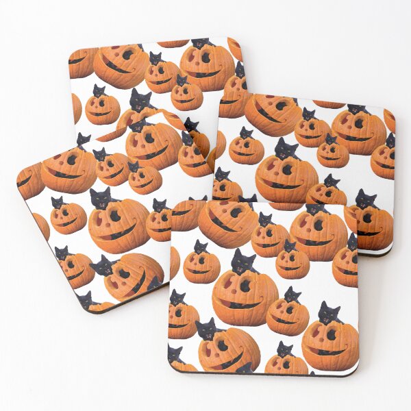 Item preview, Black cat jack o lantern Halloween  designed and sold by ookaiyah.