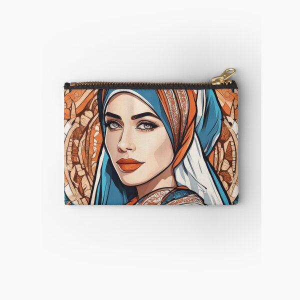 Aperçu de l'œuvre Femmes musulmanes avec foulard_x012 créée et vendue par CreativeOceanCo.