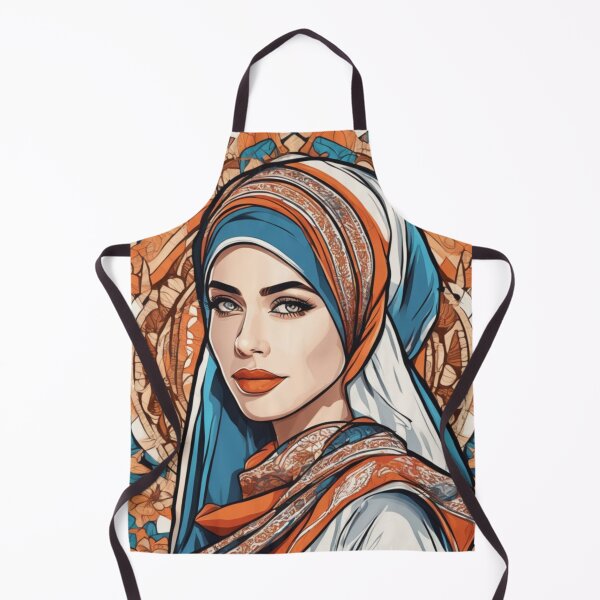 Item preview, Muslim women with headscarf_x012 designed and sold by CreativeOceanCo.