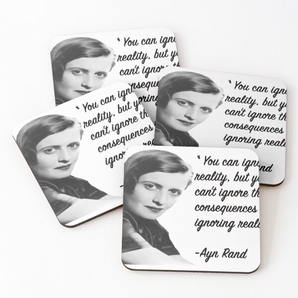 Item preview, Ayn Rand Quotes | You Can Ignore Reality But Never the Consequences  designed and sold by Naomi Gutierrez Parrish.